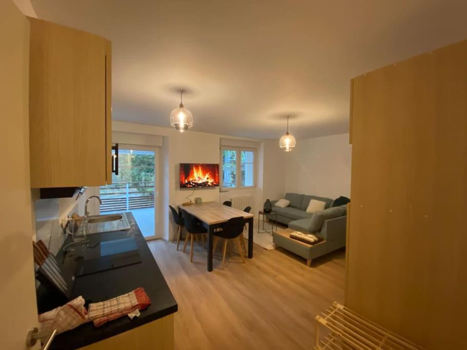 Appartement Chaleureux Au Pied Des Pistes Орбе Екстериор снимка